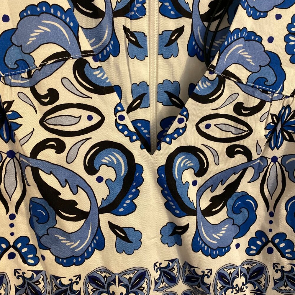 Tuckernuck Blue and White Printed Maxi Dress - Picture 9 of 9